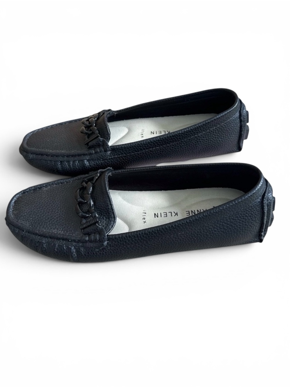 Anne Klein Black Silvee Driver Loafers – Women’s Size 7.5 – Flex Insoles